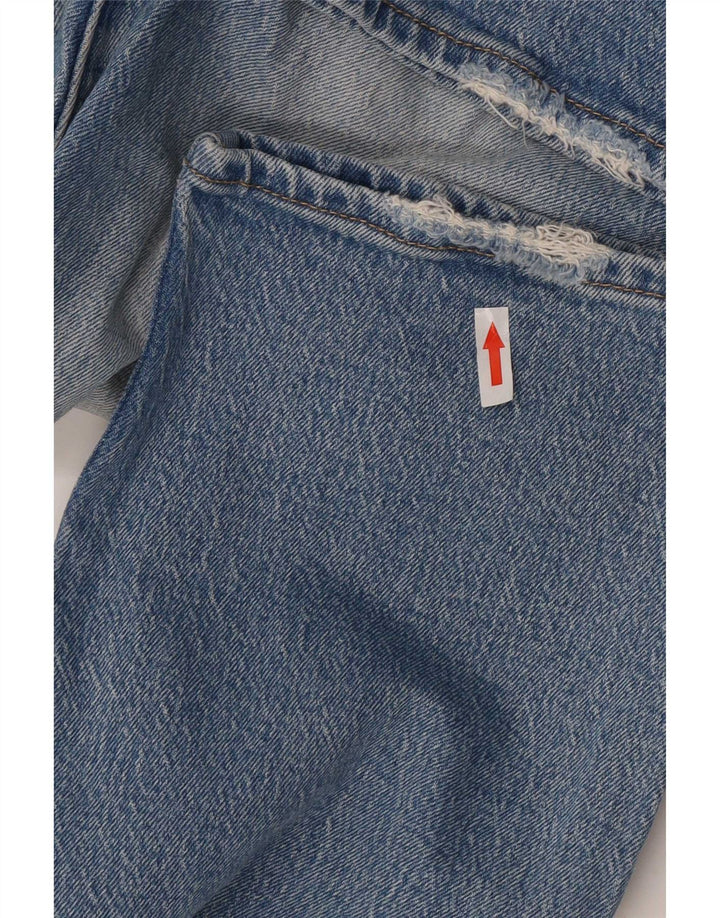 Damskie jeansy Levi's Wedgie Straight W31 L28 Niebieskie bawełniane