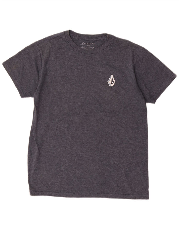 Męska koszulka z grafiką Volcom, średnia, granatowa bawełna