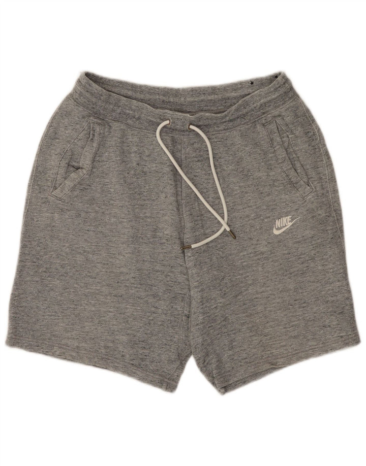 Męskie spodenki sportowe Nike, duże, szare, bawełniane w cętki