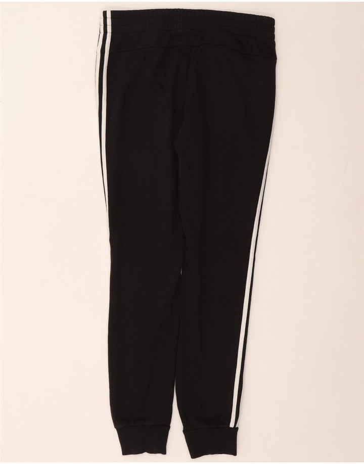 Damskie spodnie dresowe ADIDAS Joggers UK 12/14 Średnia czarna bawełna