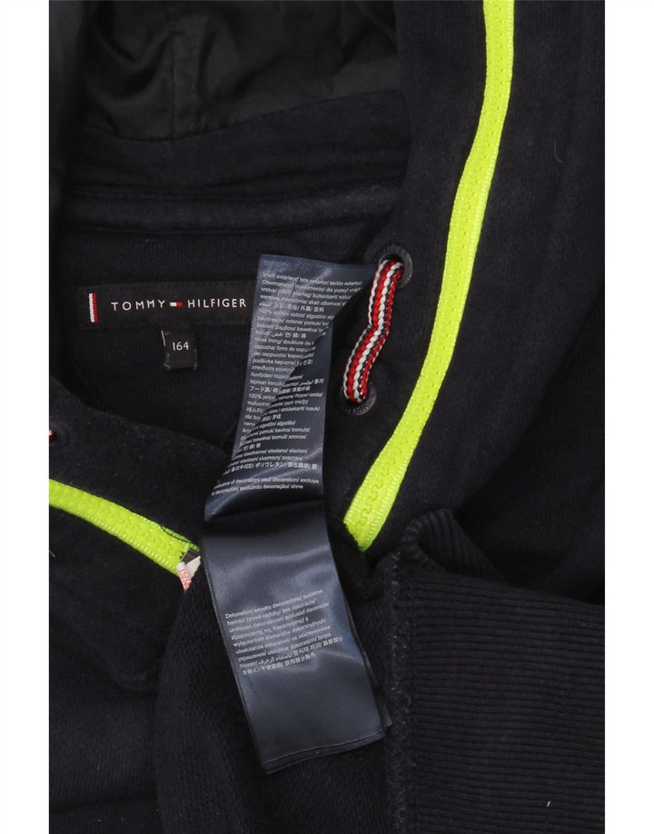 Chłopięcy sweter z kapturem Tommy Hilfiger 13-14 lat, granatowy, poliester
