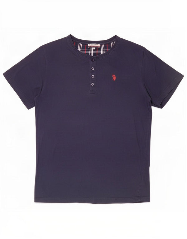 US Polo Assn. T-shirt męski XL, bawełniany, granatowy
