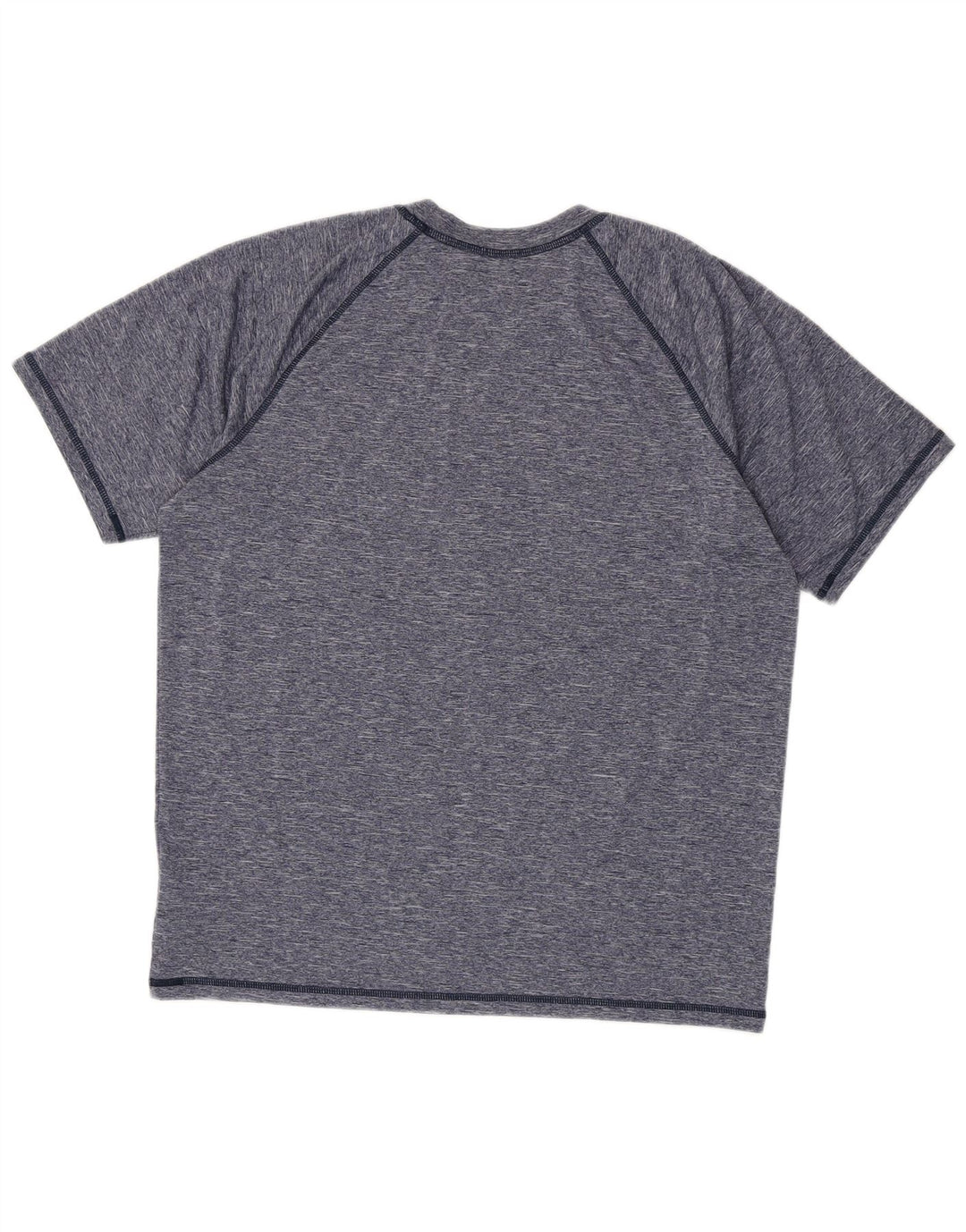 Męski T-shirt Nike Dri Fit, duży, granatowy, nakrapiany poliester