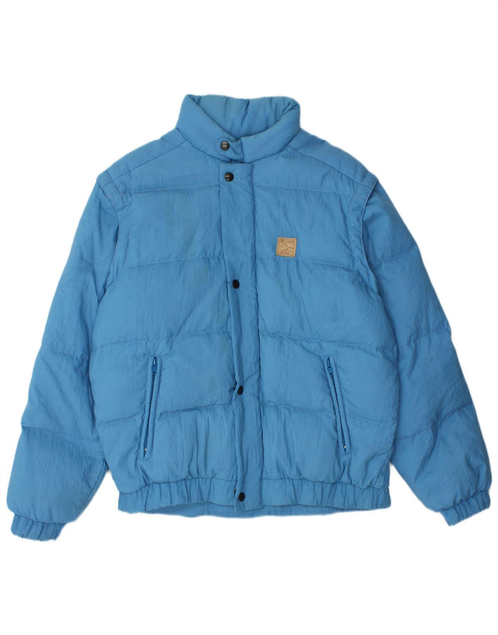 Męska ocieplana kurtka z kapturem MC Ross IT 46 Small Blue Polyamide