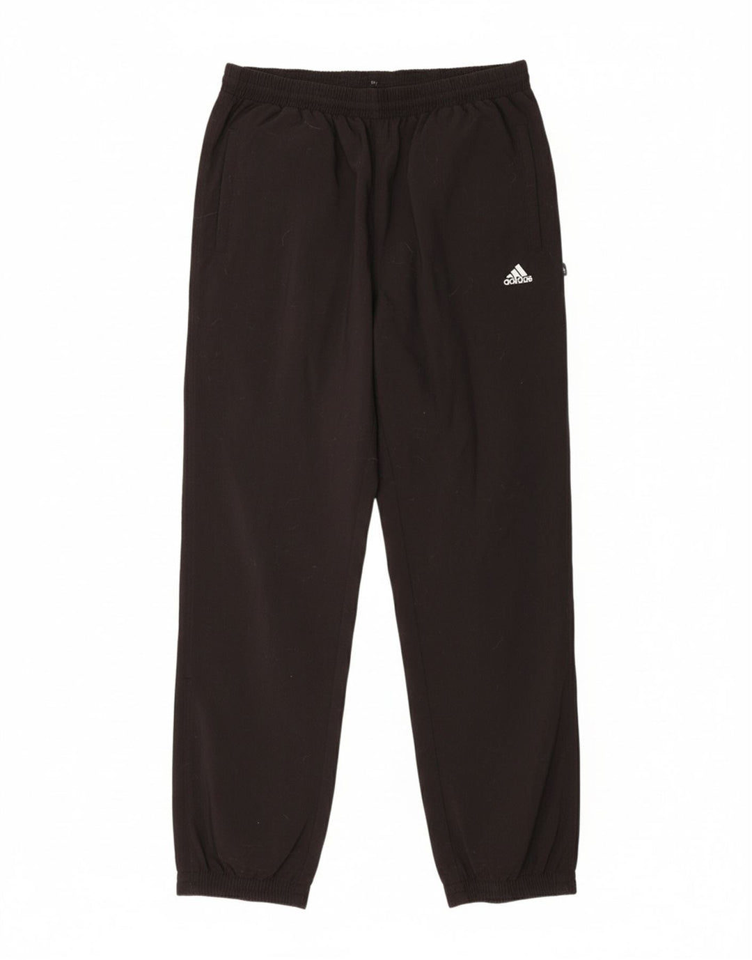ADIDAS Mens Tracksuit Trousers Joggers Large Black Polyester