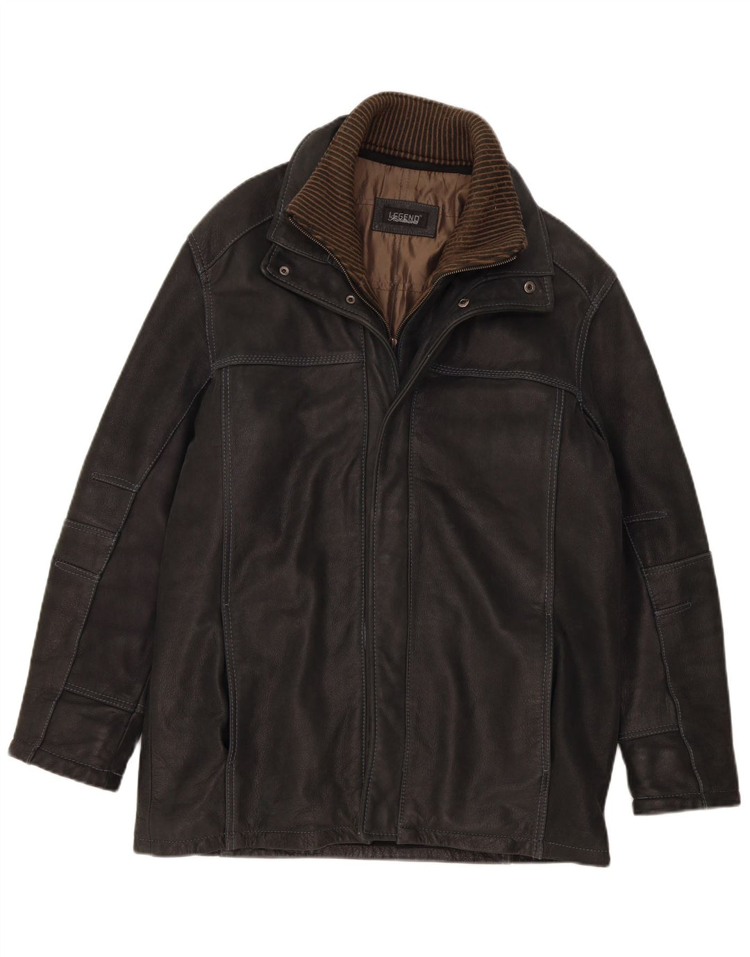 Męska kurtka skórzana Scandianavia UK 36 Small Grey