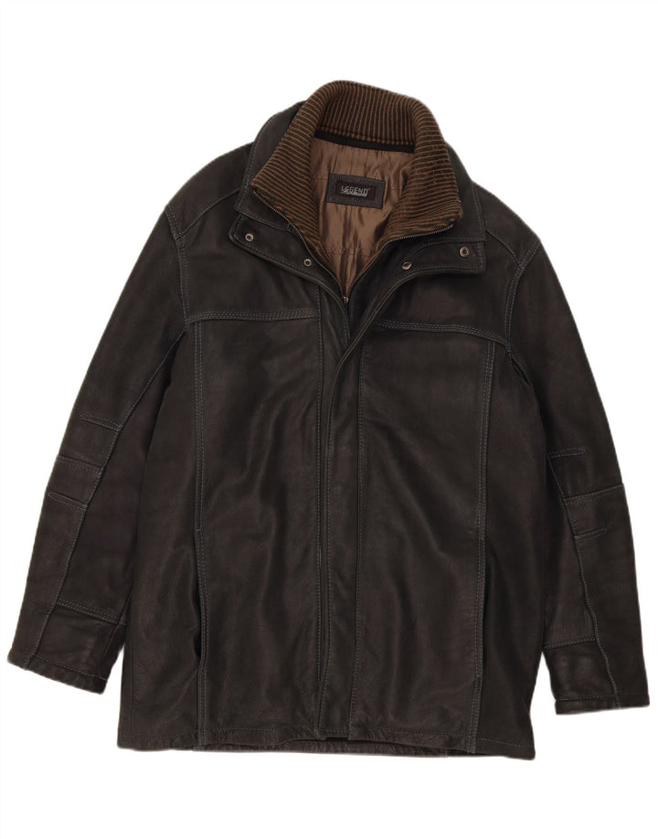 Męska kurtka skórzana Scandianavia UK 36 Small Grey
