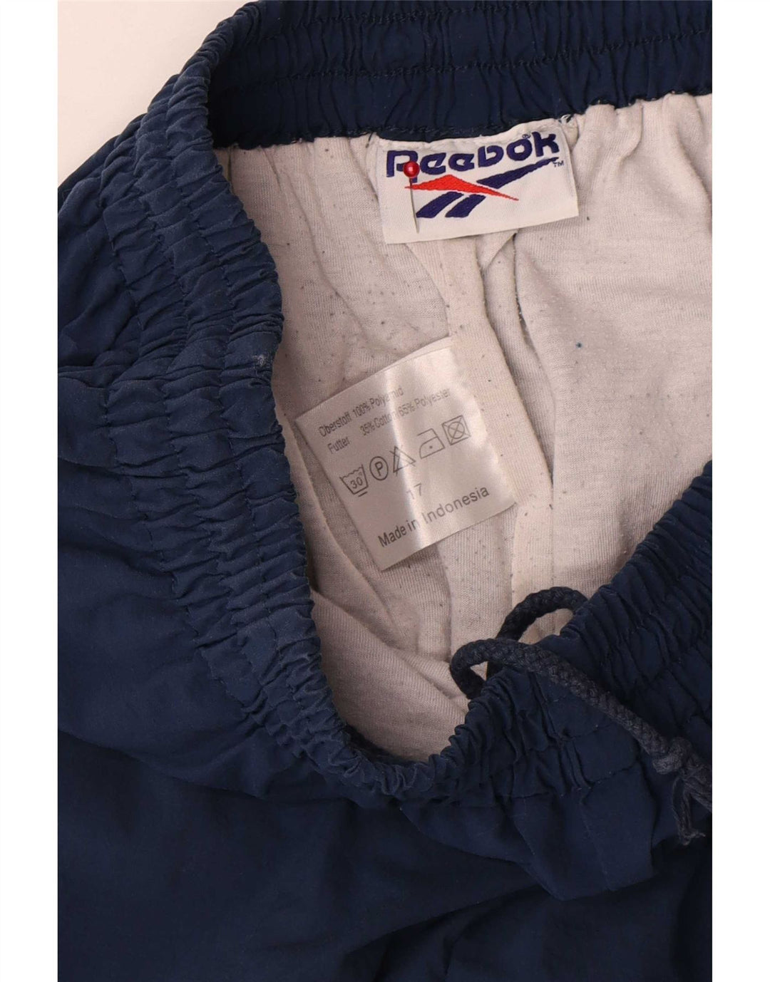 Męskie spodnie dresowe Reebok Joggers Średni granatowy poliamid