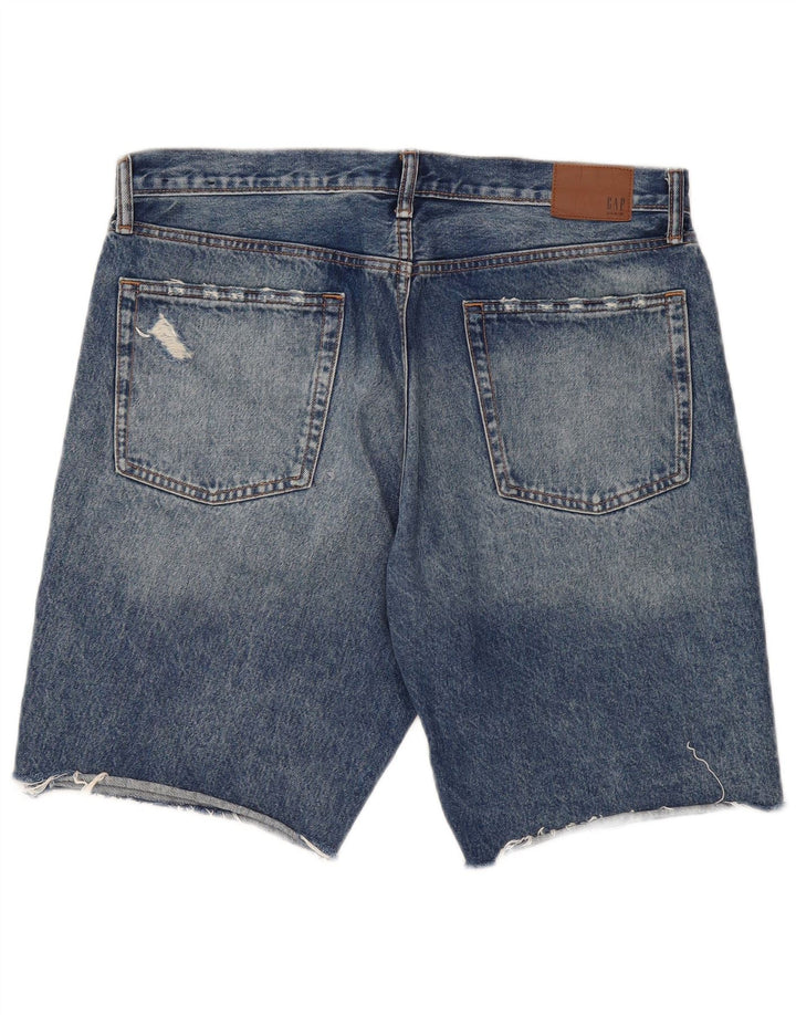 Męskie spodenki jeansowe Gap W34, duże, niebieskie, bawełniane