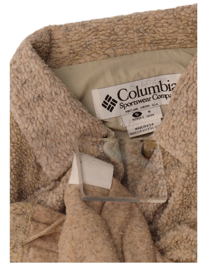 Damska kurtka polarowa oversize Columbia UK 10 Small Beżowa Akrylowa