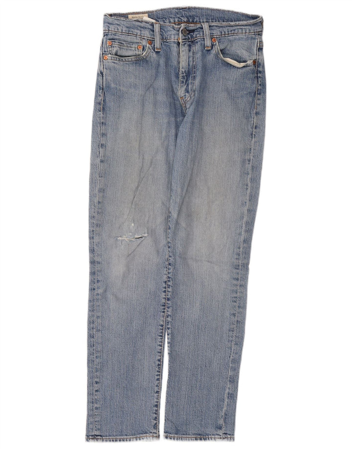 Damskie jeansy Levi's 511 Slim W30 L30 Niebieska bawełna