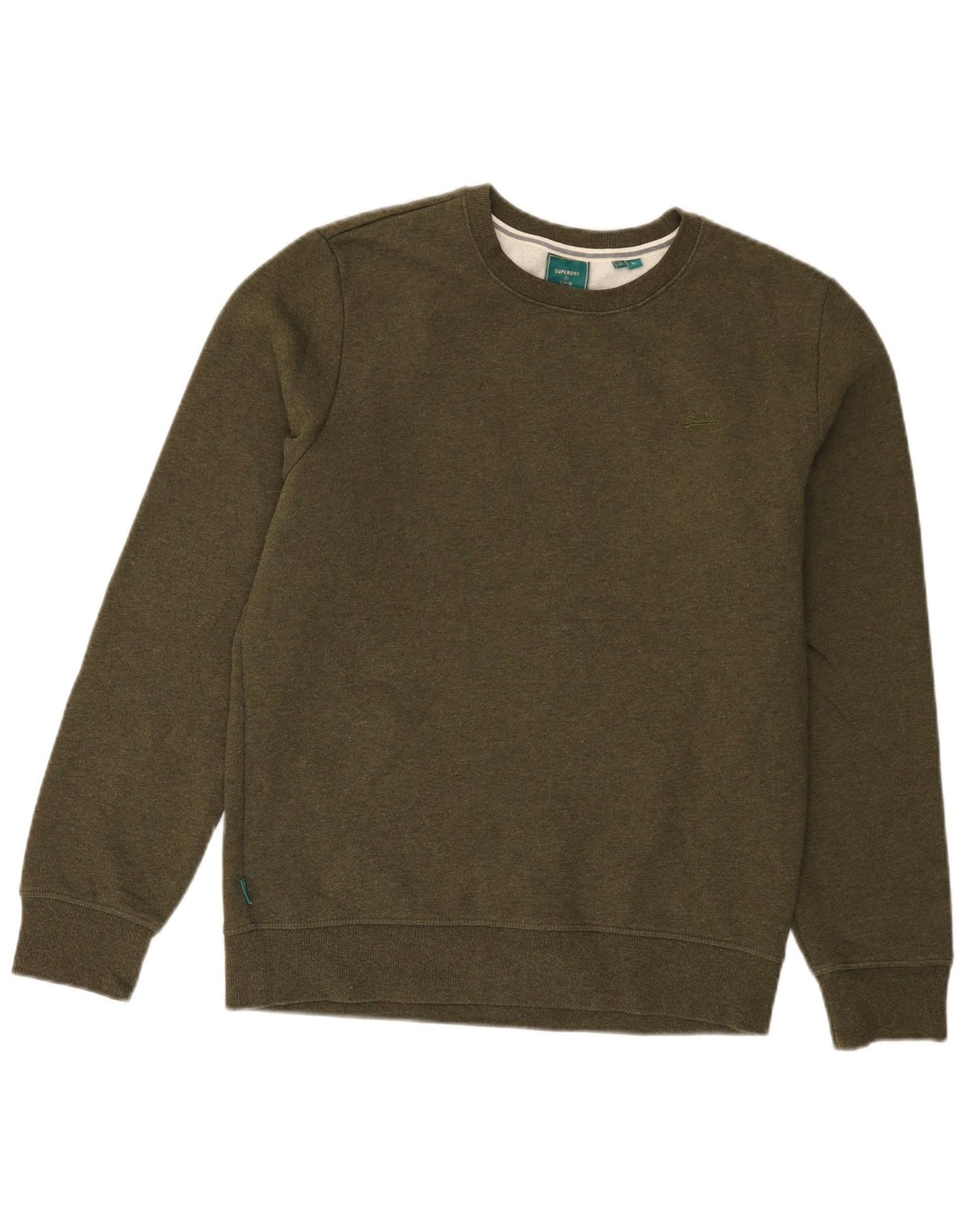 SUPERDRY Męski sweter bluzowy, duży, bawełniany khaki