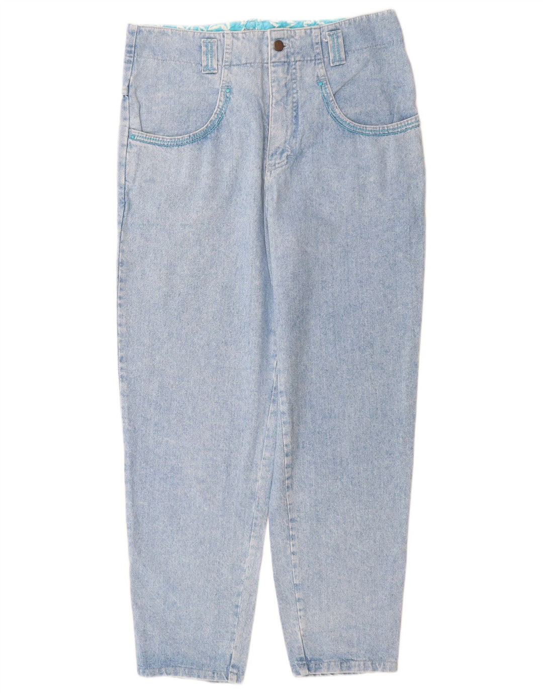Damskie dżinsy Mash Tapered IT 46 Large W30 L30 Niebieska bawełna