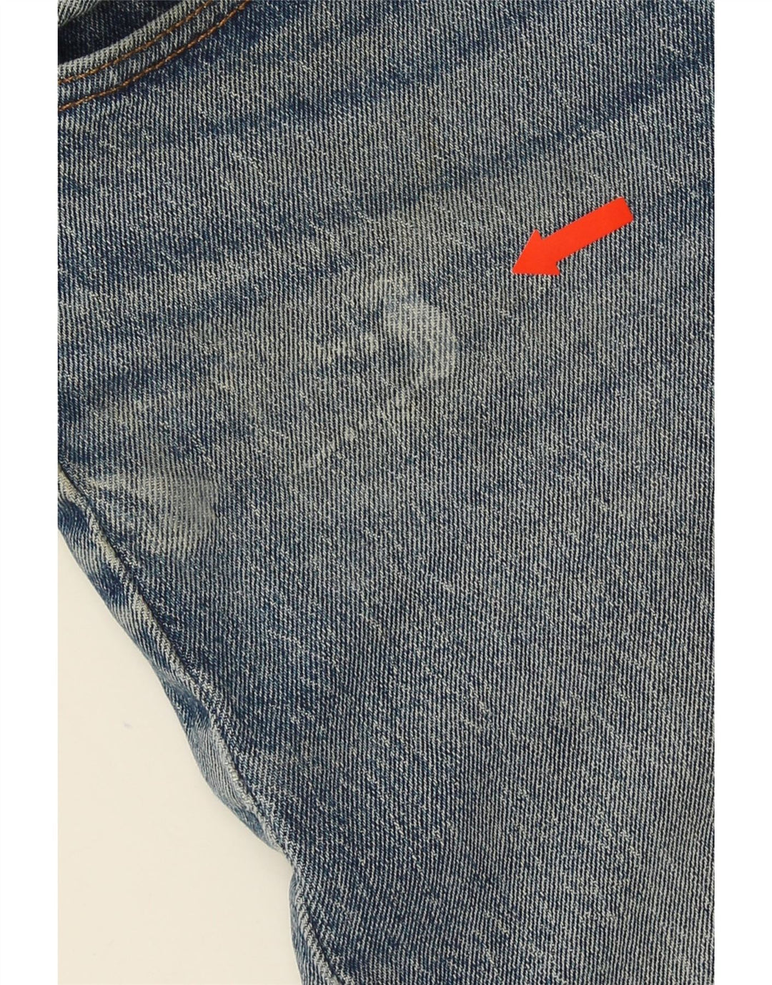 Męskie jeansy Levi's 501 Straight W27 L30 Niebieskie bawełniane