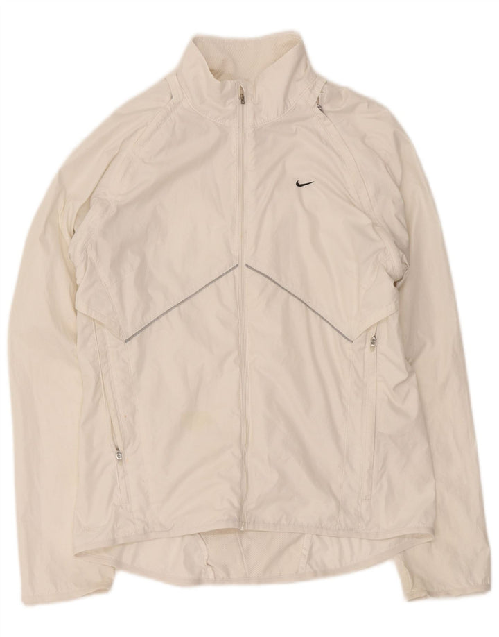 Damska bluza dresowa Nike, UK 10/12, średni biały poliester