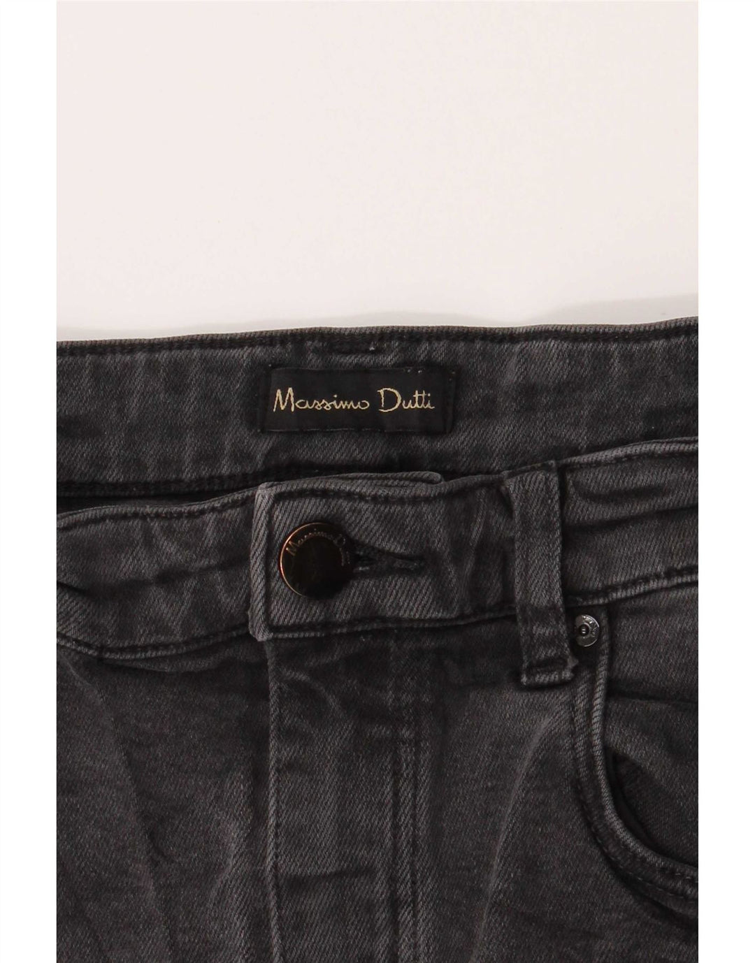 Damskie jeansy skinny Massimo Dutti W30 L29 szare