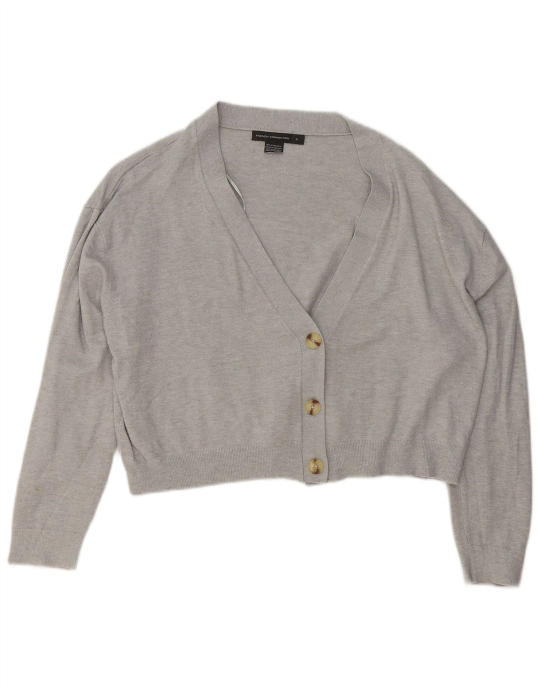 Damski sweter oversize French Connection Crop Oversize UK 10 Small Grey