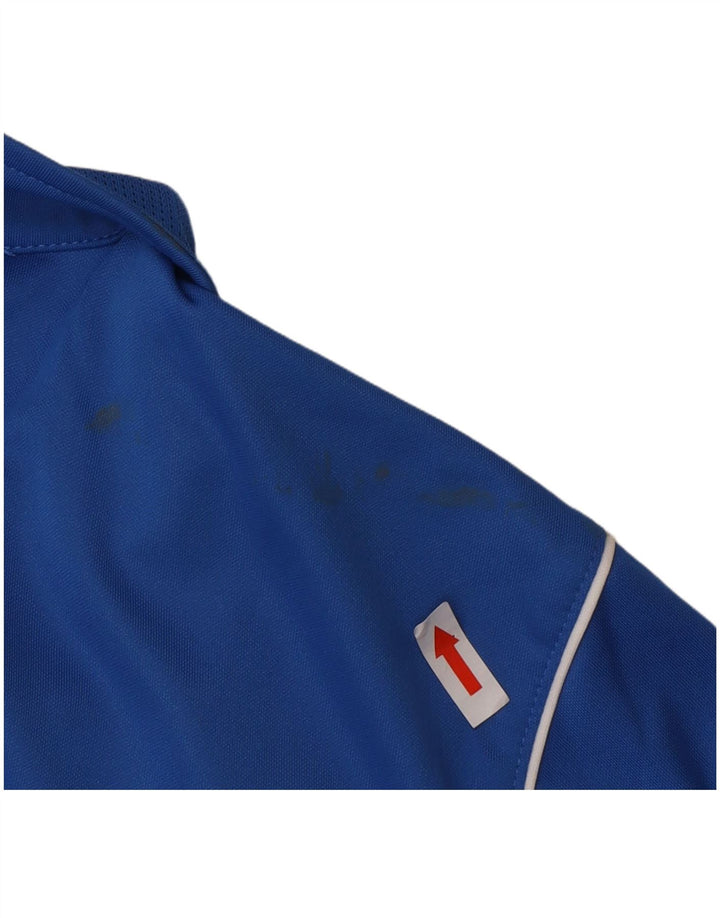 Damska kurtka dresowa Nike Graphic, średnia niebieska, poliestrowa, sportowa