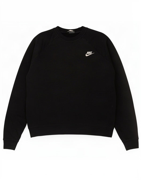 Damska bluza dresowa Nike UK 14, średnia czarna bawełna
