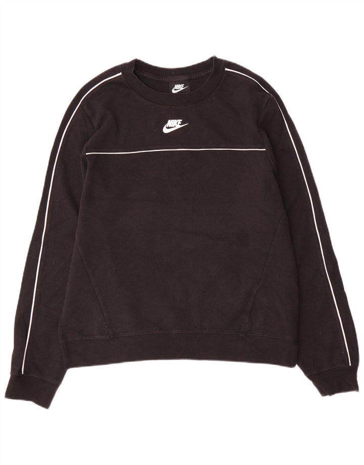 Damska bluza dresowa Nike UK 14, średnia czarna bawełna