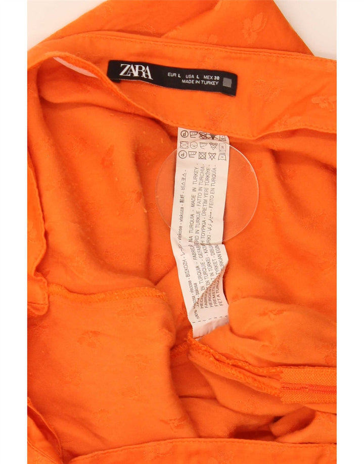Spódnica damska Zara Mini duża W30 Pomarańczowa wiskoza