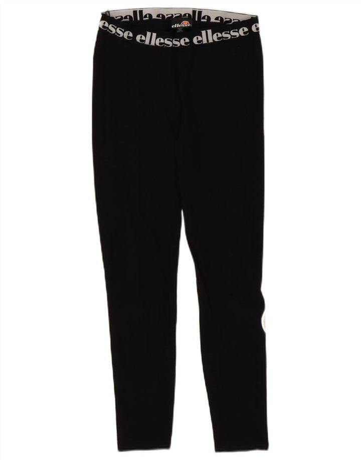 ELLESSE Girls Graphic Leggings 12-13 Years  Black