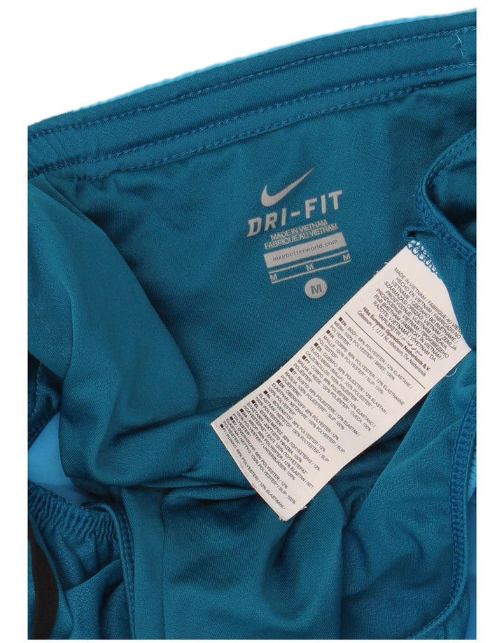 Damskie spodenki sportowe NIKE Dri Fit UK 14, średni niebieski, poliester