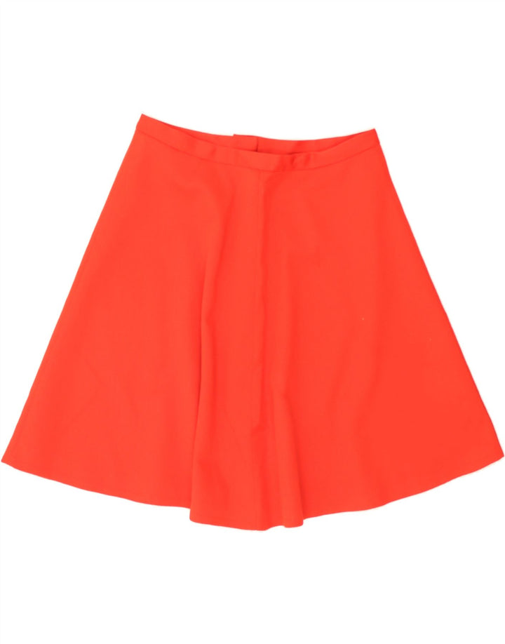 VINTAGE Womens A-Line Skirt W30 Medium Red Vintage Vintage and Second-Hand Vintage from Messina Hembry 