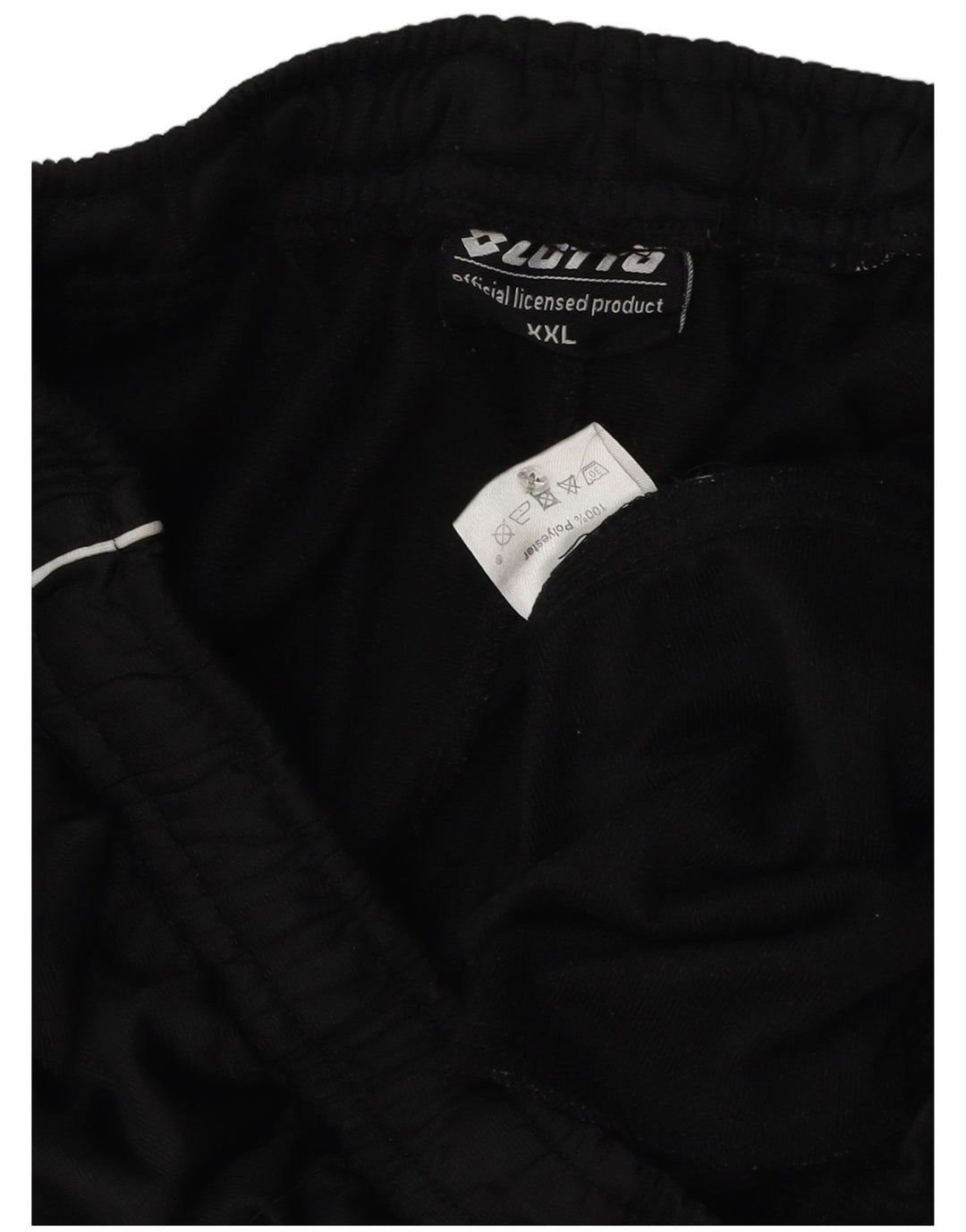 Męskie spodnie dresowe Lotto Joggers 2XL Czarny poliester