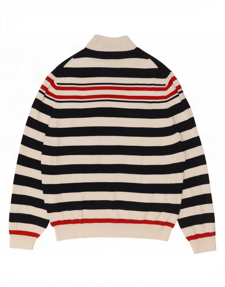 Męski sweter zapinany na guziki Brooks Brothers XL w granatowe paski