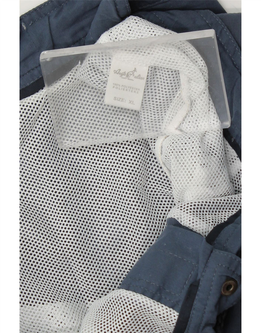 Męskie spodenki sportowe AUSTRALIAN L'ALPINA XL, granatowe, poliestrowe