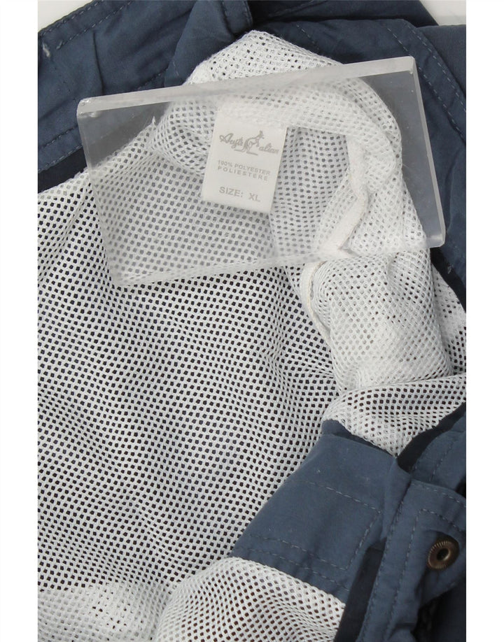 Męskie spodenki sportowe AUSTRALIAN L'ALPINA XL, granatowe, poliestrowe