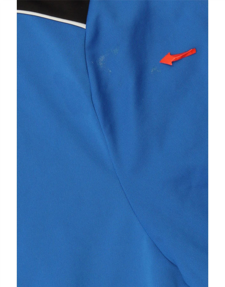 Męska kurtka dresowa Puma, duża, niebieska, poliestrowa z blokami kolorów