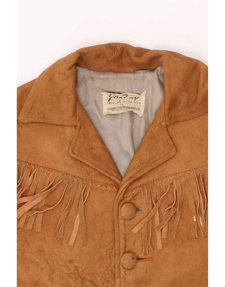 Kurtka chłopięca Quilon Western Suede 5-6 lat, beżowa