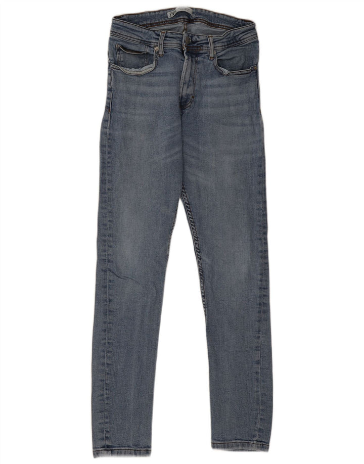 Męskie jeansy slim fit ZARA EU 38 Small W30 L28 Niebieskie