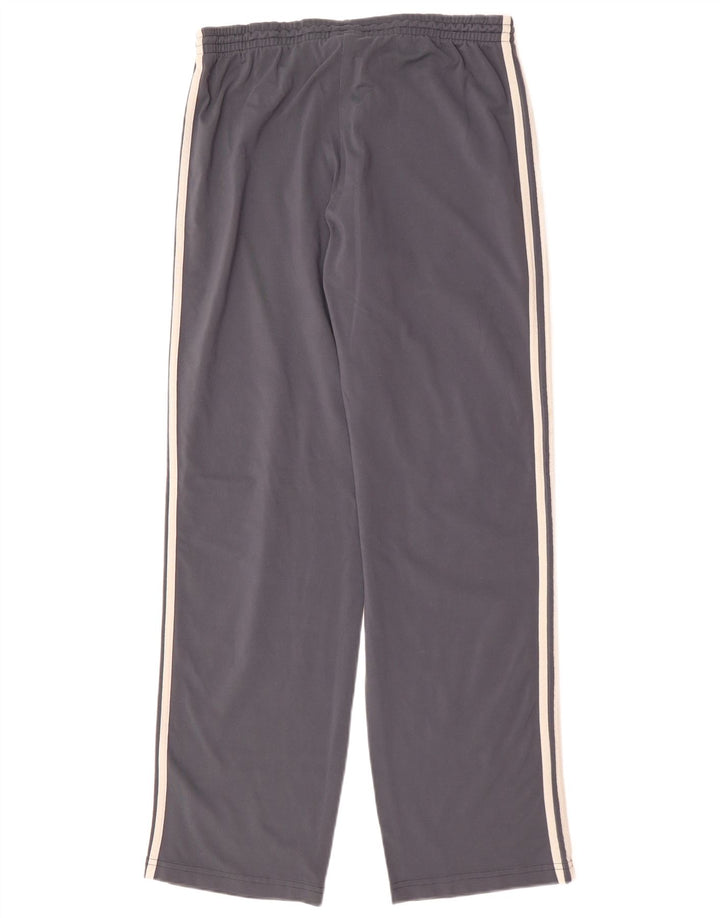 Damskie spodnie dresowe Adidas UK 16, duże granatowe, poliamidowe