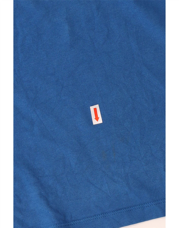 Damska koszulka graficzna Jack Wolfskin Top UK 22/24 2XL Niebieska bawełna