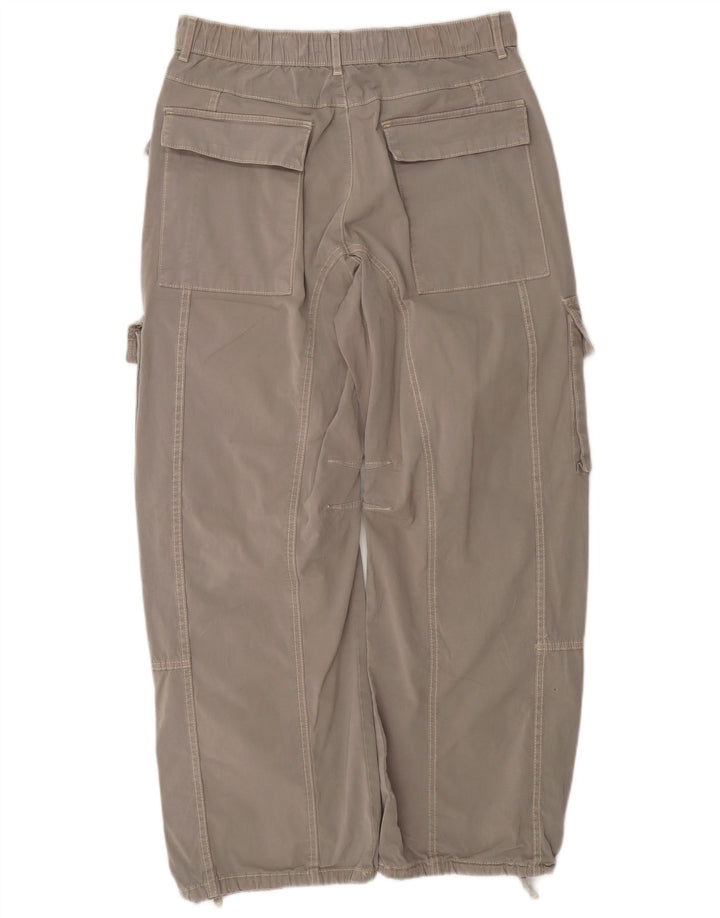 Spodnie damskie Zara Straight Cargo EU 38 Small W28 L28 Szare