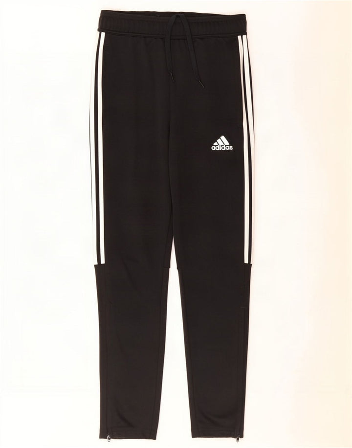 Męskie spodnie dresowe Adidas Aeroready, małe, czarne, poliestrowe