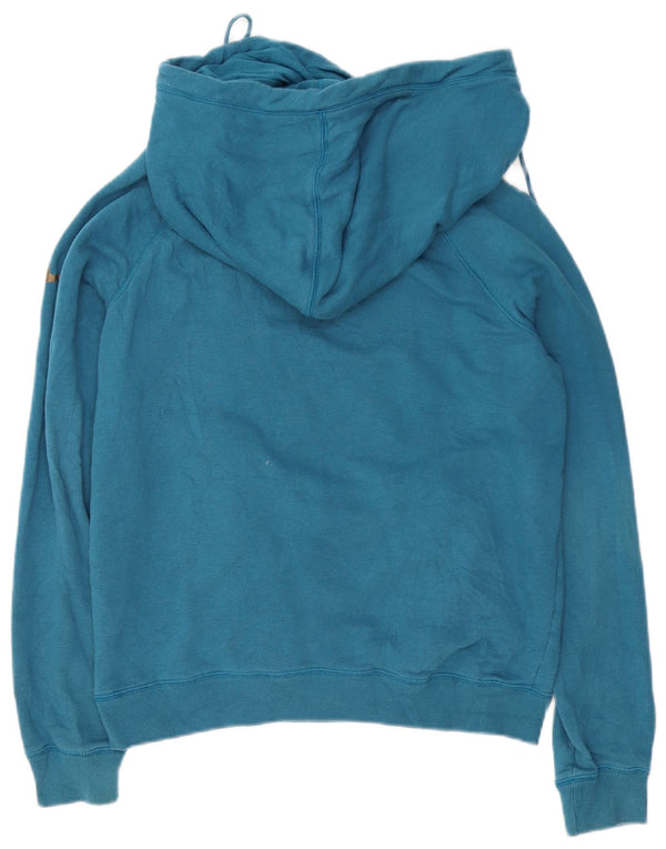 Damski sweter z kapturem Nike Graphic UK 14, średni niebieski, bawełniany