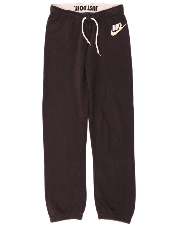 Damskie spodnie dresowe Nike Graphic Joggers UK 10 Małe, czarne, bawełniane