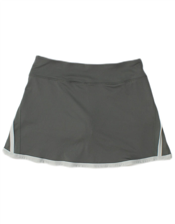 Nike Damskie Dri Fit Skort UK 14 Duży szary poliester z blokami kolorów