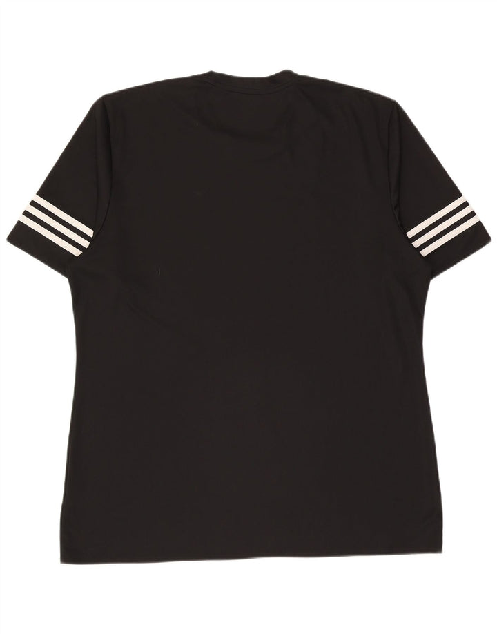 Adidas Męska koszulka Climalite Top XL Czarny poliester