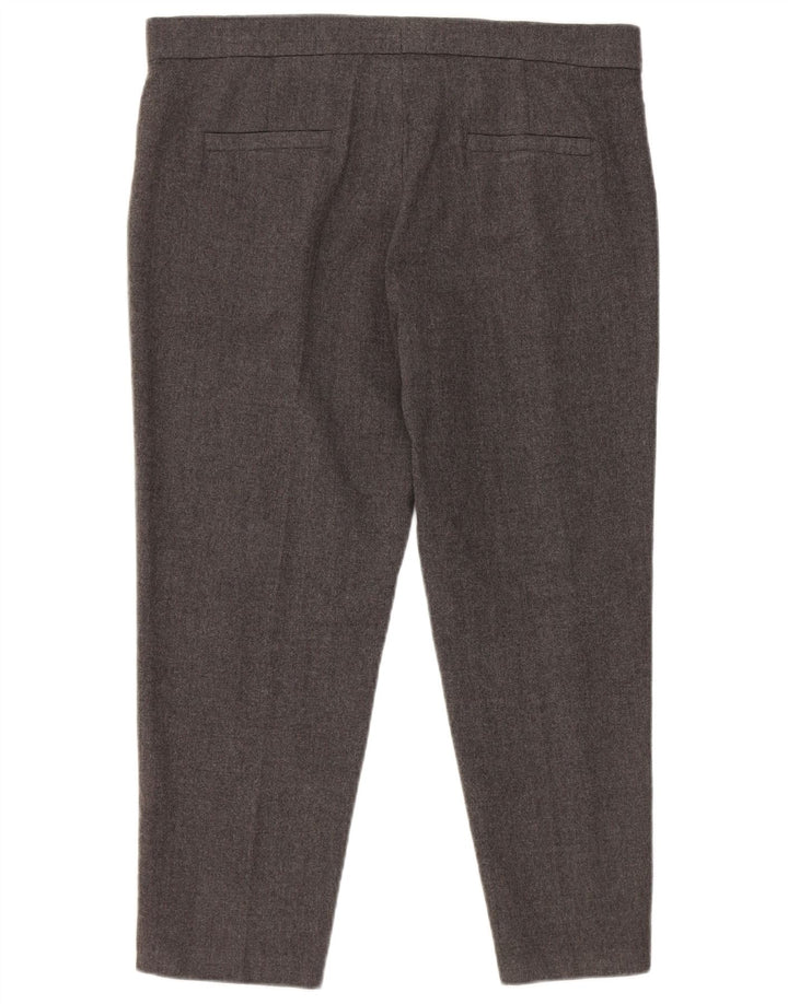 Damskie spodnie garniturowe Escada Capri EU 40 Medium W34 L23 Szara wełna