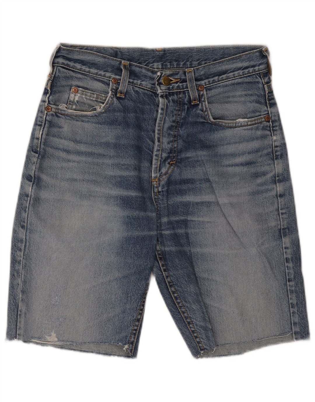 Męskie spodenki jeansowe Lee Chicago w trudnej sytuacji W30, średnioniebieskie, bawełniane