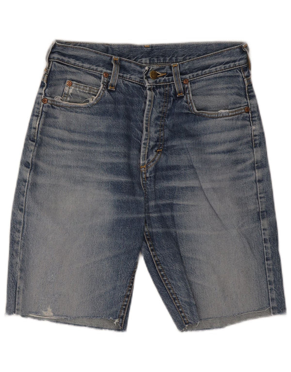 Męskie spodenki jeansowe Lee Chicago w trudnej sytuacji W30, średnioniebieskie, bawełniane