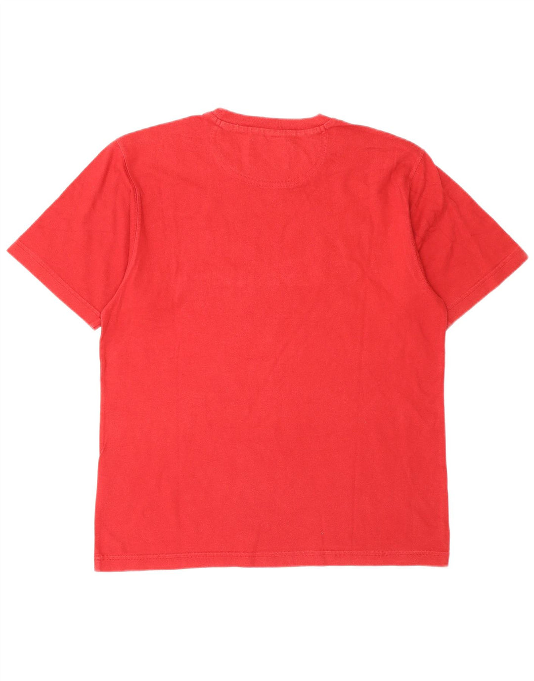 Męski T-shirt Champion z grafiką, mały, czerwony, bawełniany