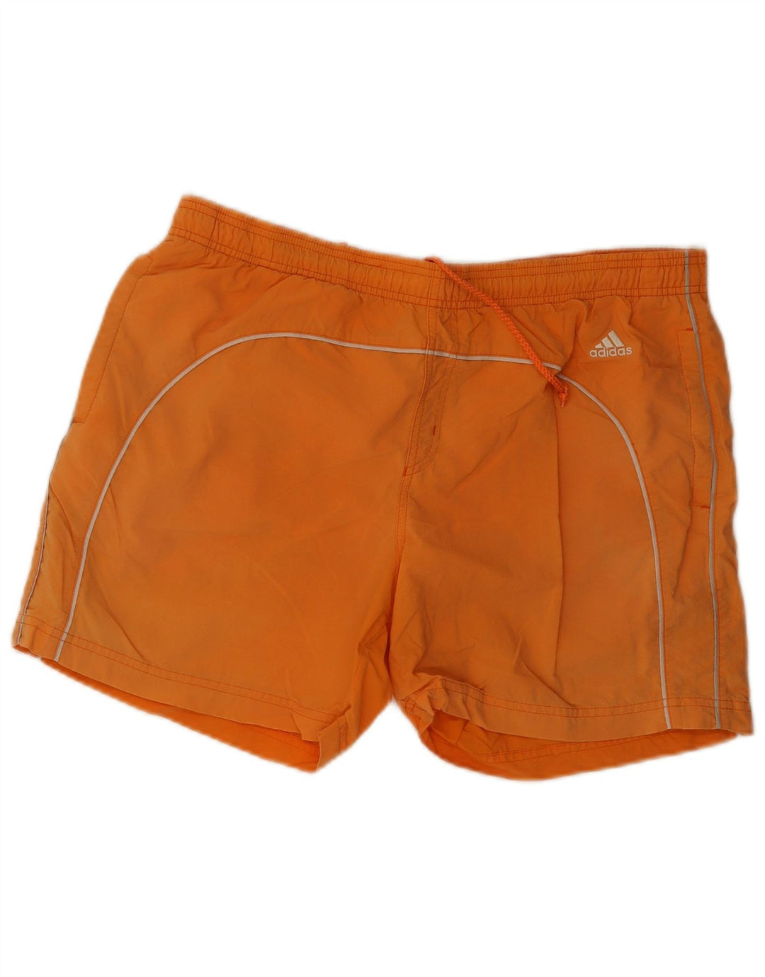 Męskie spodenki kąpielowe Adidas, duże, pomarańczowe, nylonowe