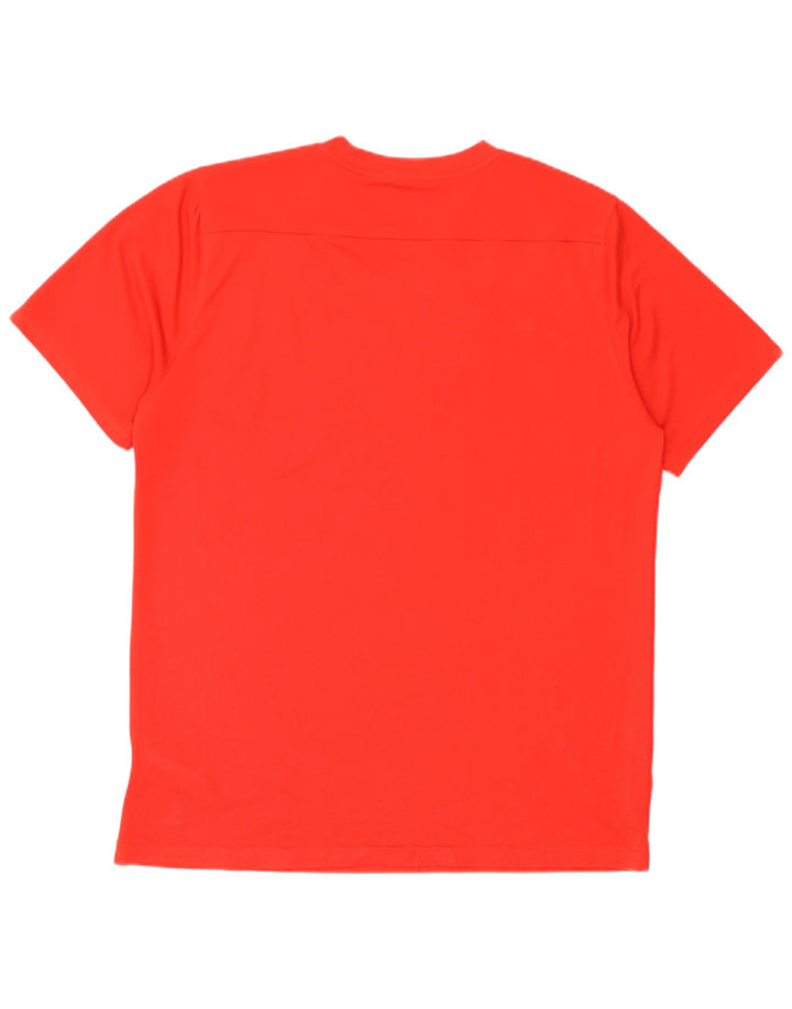 Męski T-shirt Nike Dri Fit Top XL, czerwony, poliester