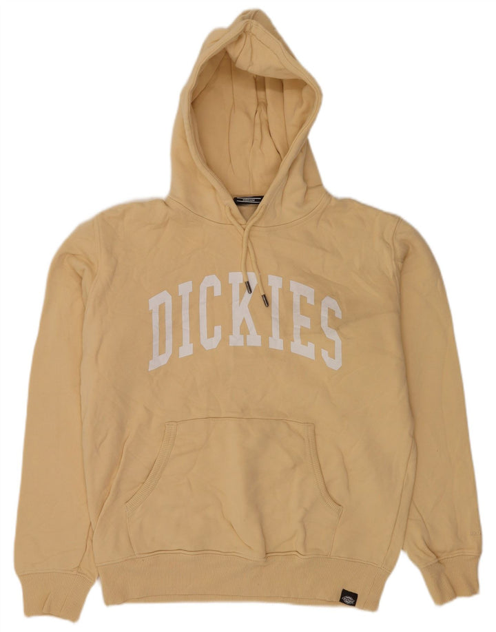 Męski sweter z kapturem Dickies, średniej wielkości, żółty, bawełniany